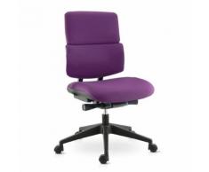 Chaise de bureau en tissu avec roulettes - Wi-max