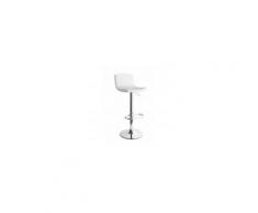 Tabouret réglable en synthétique imitation cuir et métal - Joe 1532