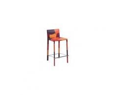 Tabouret moderne en cuir - Patchwork