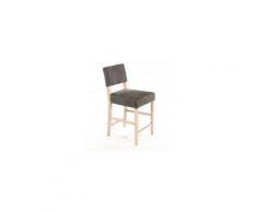 Tabourets snack en cuir togo anthracite Brindisi Mobitec®