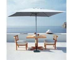 Parasol de jardin 3x2 aluminium rectangulaire pole centrale bar hô...