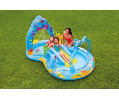 Piscine gonflable enfants Intex 57139 Mermaid Kingdom Play Center ...