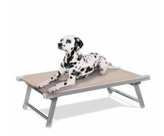 Lit pour chien aluminum niche animaux transat DOGGY