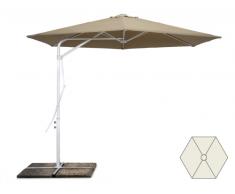 Parasol de jardin 3 mètres bras décentralisée hexagonal ONE TOUCH