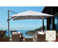 Parasol de jardin 3x3 bras en aluminium carré PARADISE