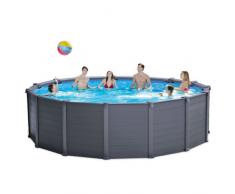 Piscine hors-sol graphite Intex 28382 ronde 478x124