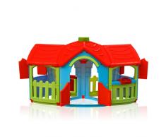 Maisonnette en plastique pour enfants jardin exterieurs GRAND VILLA