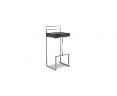 Tabouret inox de bar design hauteur assise 76 cm Detroit