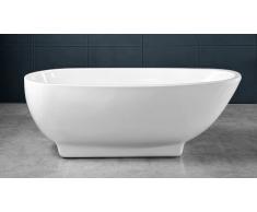 Baignoire îlot au design asymétrique Loriana