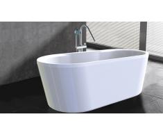 Baignoire îlot design blanche Elena
