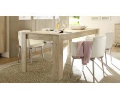 Table à diner rectangulaire en bois 180/228 cm - Nekho