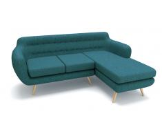 Canapé d'angle en tissu, design scandinave - Ondigy