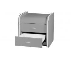 Mears - Chevet design en simili cuir