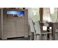 Meuble de rangement buffet 2 portes en bois Olgano