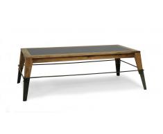 Table basse de style industriel en bois et métal - Plymouth