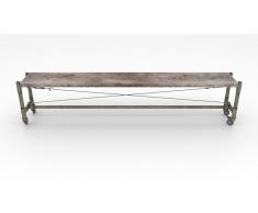 Banc industriel en bois recyclé Factory