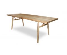 Table à manger style scandinave en bois brut massif - Steppe Solde