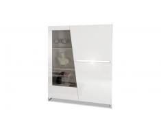 Lefty - Vitrine design laquée + luminaire