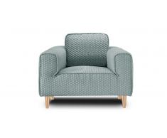 Fauteuil tissu matelassé 3D - Varberg Solde