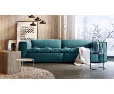 Canapé design 3 places tissu avec assise capitonnée - Storra