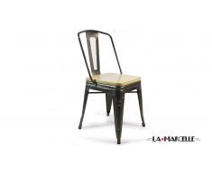 Chaise tôle design industriel à l'unité - La Marcelle -