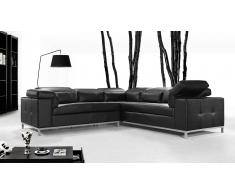 Canape angle en cuir - Melton Solde