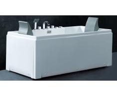 Baignoire balnéo multi-massages reposes têtes - Glina