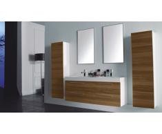 Meuble de salle de bain double vasque 138 cm Ortense