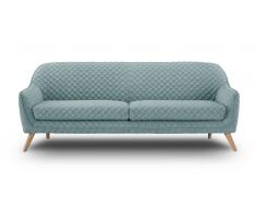 Canapé 3 places en tissu 3D matelassé - Skanor Solde