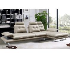 Canape d'angle design avec dossiers réglables imitation cuir - Kosveg Solde