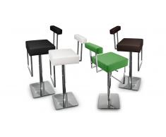 Tabouret de bar design, assise 65/86 cm - Cayman