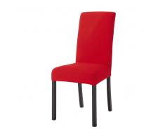 Housse de chaise en coton rouge Margaux