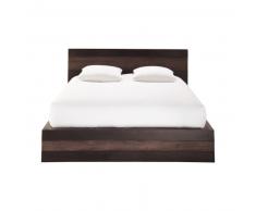 Lit exotique 140 x 190 en manguier massif Java