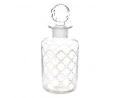 Carafe à vin en verre or H 20 cm