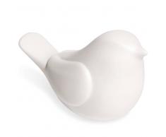 Statuette oiseau en porcelaine blanche H.7cm URBAN UP