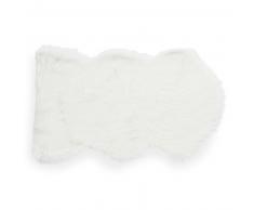 Tapis en fausse fourrure blanc 60 x 100 cm ESKIMO