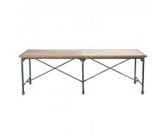 Table à manger en manguier et métal 8/10 personnes L240 Archibald