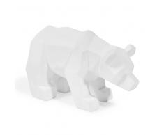 Statuette ours blanc H 12 cm MALMO