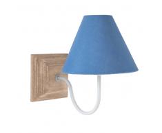 Applique abat-jour bleu marine HORTENSE