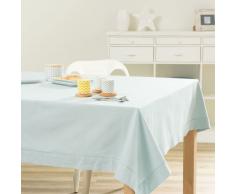 Nappe en coton bleu 150 x 250 cm