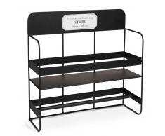 Étagère porte essuie-tout en métal noir COOKING STORE