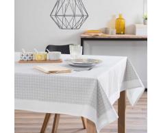 Nappe carrée en coton gris 170 x 170 cm PEROLERA