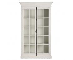Vitrine en orme blanche L 126 cm Castellane