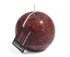 Bougie boule parfumée chocolat H 9 cm