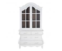 Vaisselier en manguier blanc L 125 cm Montpensier