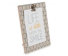 Cadre pince-photos 13 x 17 cm FLOWER POWER