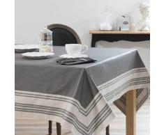 Nappe enduite grise 170 x 310 cm ORANGERIE