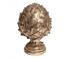 Statuette pomme de pin doré vieilli 20cm ELEGANCE