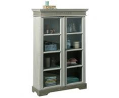 Vitrine en manguier gris perle L 90 cm St Rémy