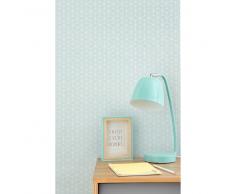 Papier peint intissé graphique gris H 10,05 m x L 0,53 m OP ART